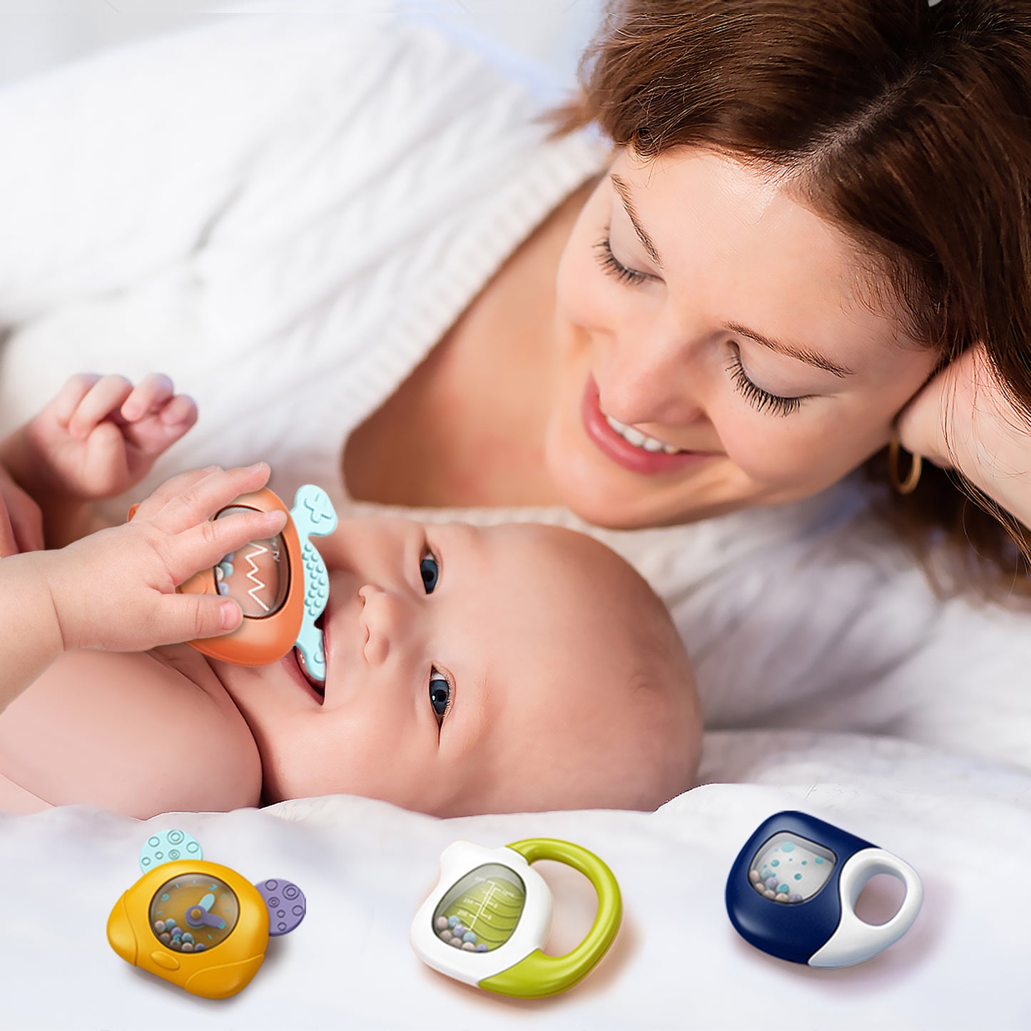 dearlomum Baby Play Mat Baby Gym,Funny Play Piano Tummy Time Baby Activity Mat with 5 Infant Sensory Baby Toys, Music and Lights Boy & Girl Gifts for Newborn Baby 0 to 3 6 9 12 Months (New Pink)